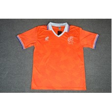 Netherlands 1992 Home Orange Soccer Jersey